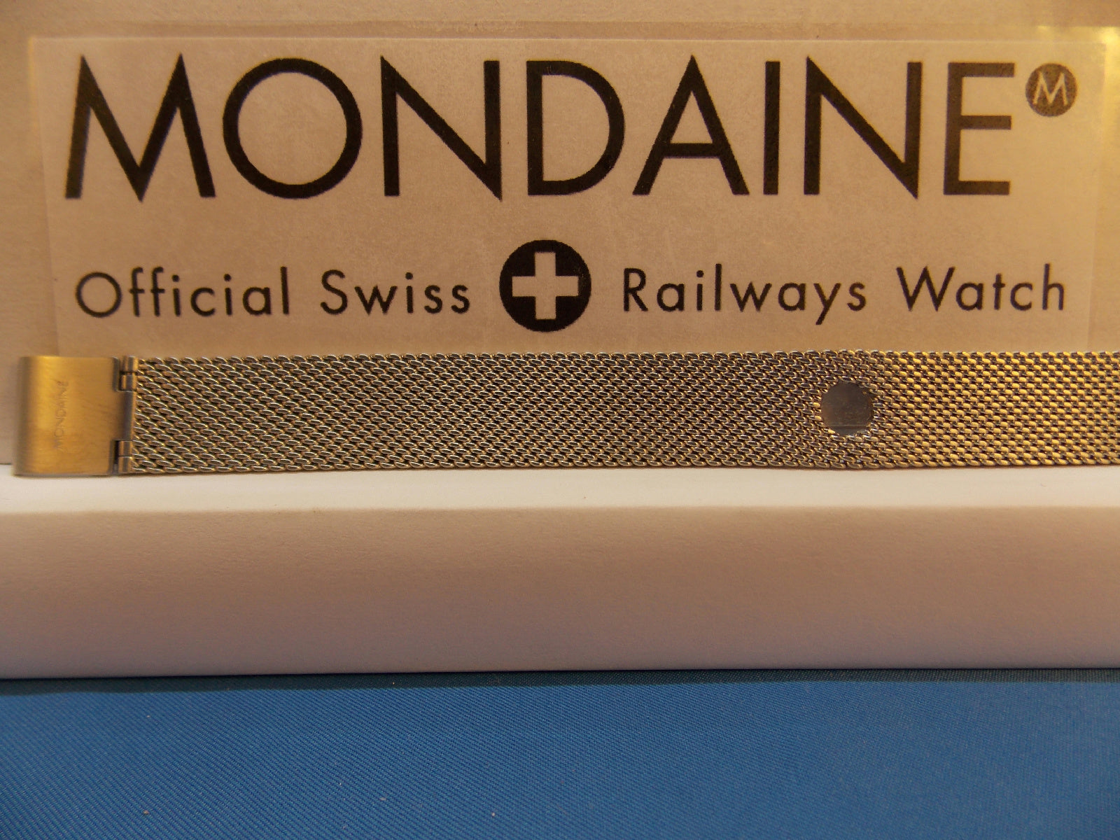 Mondaine Swiss Railways watchband 14mm Bracelet One Piece Steel Mesh Watchband