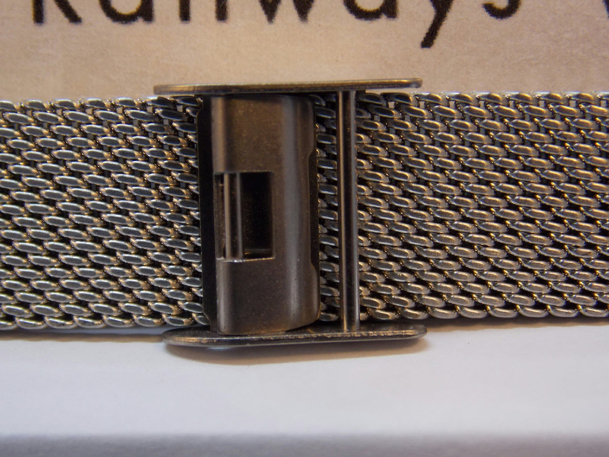 Mondaine Swiss Railways watchband 14mm Bracelet One Piece Steel Mesh Watchband