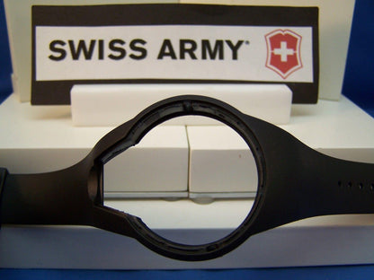 Swiss Army Watchband Night Vision 24070 Black Resin Strap Watchband