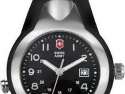 Swiss Army Watchband Night Vision 24070 Black Resin Strap Watchband