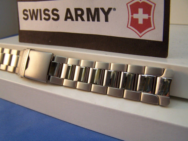 Swiss Army watchband Officer Bracelet All Steel fits Mod: 24336, 24337