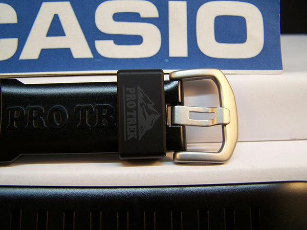 Casio watchband PRW-5050 Polished Shiny Black Resin  / Watchband