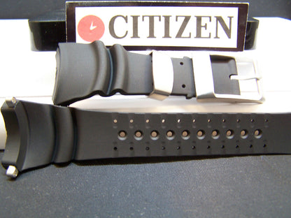 Citizen watchband BJ8050 -08E Black Rubber  for Eco Drive 300m Prof. Diver