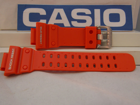 Casio Watchband GX-56 GXW-56 Orange Mud Resist Resin G-Shock Strap Watchband
