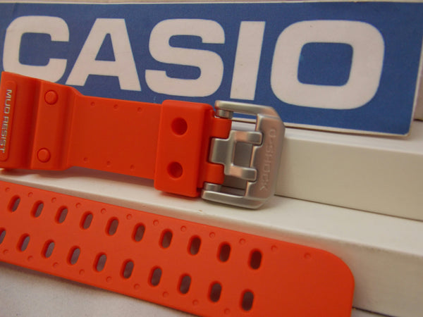 Casio watchband GX-56 GXW-56 Orange Mud Resist Resin G-Shock  Watchband