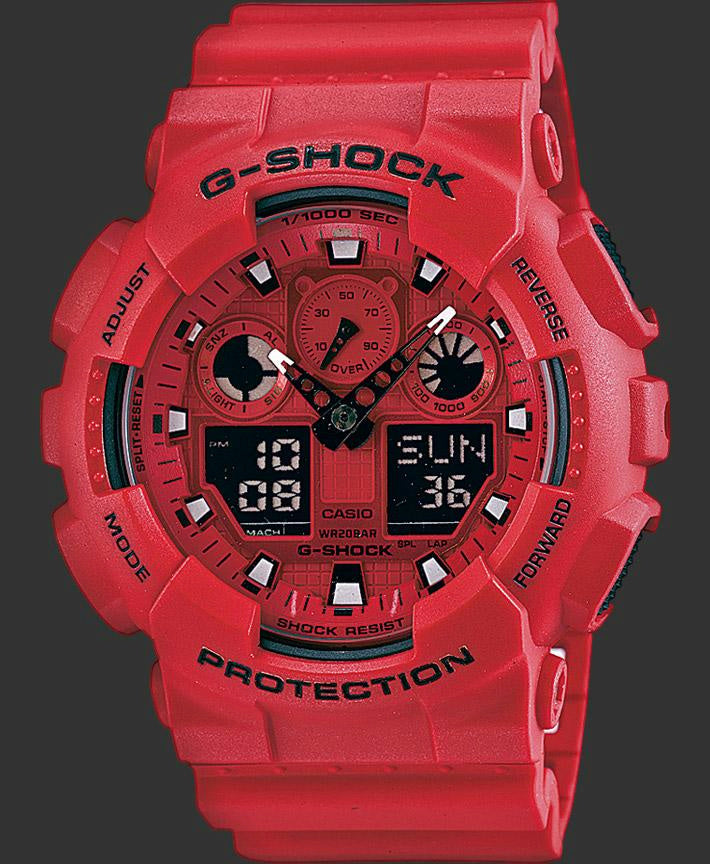 G shock ga 100 red online