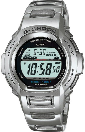 Casio watchband GW-600 & GW-610 Bracelet All Steel w/Push Button Release