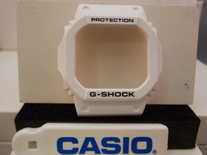 Casio Watch Parts GLS-5600.White Shiny Bezel/Shell.Also Fit: GLX-5600, G-5600
