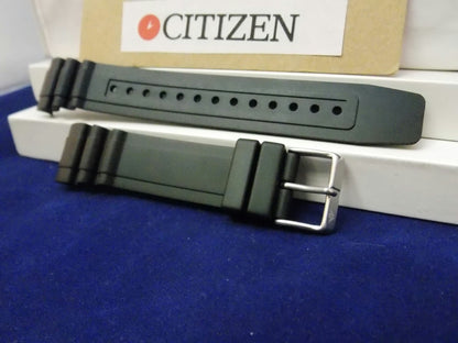 Citizen Watchband BN0100 -00E Black Rubber Divers 200m ECO-Drive & BJ2111 -08E