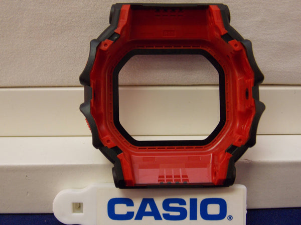Casio Watch Parts GX-56 & GXW-56 Bezel Black Shell w/Red Push Pads