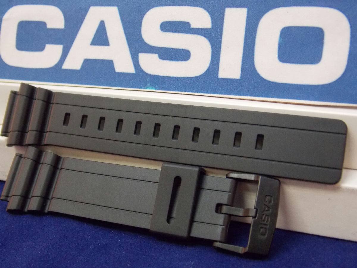 Casio Watchband MRW-S300, MRW-S310 Black Resin Strap. Watchband