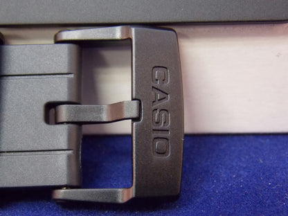 Casio Watchband MRW-S300, MRW-S310 Black Resin Strap. Watchband