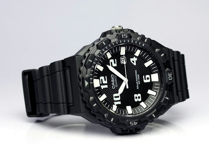 Casio Watchband MRW-S300, MRW-S310 Black Resin Strap. Watchband