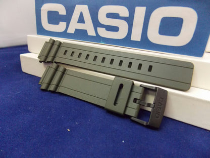 Casio Watchband MRW-S300 H-3BV Miltary Green Rubber Strap. Watchband