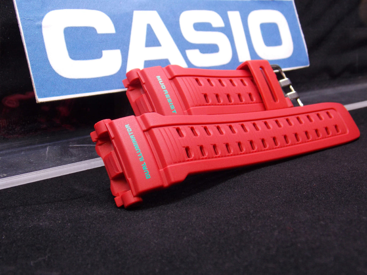 Casio watchband G-9000 MX-4 Red Mud Resist Dual Illuminator. . Watchband