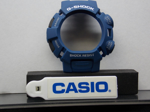 Casio Watch Parts G-9000 MX-2 blue Bezel/Shell W/Black Push Pads White Letter