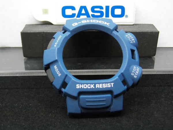 Casio Watch Parts G-9000 MX-2 blue Bezel/Shell W/Black Push Pads White Letter