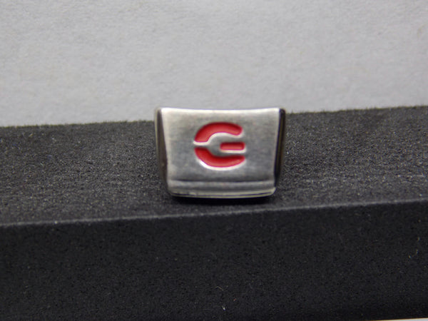 Casio Watch Parts G-2900 Light Button Polished Siver Tone w/Red G