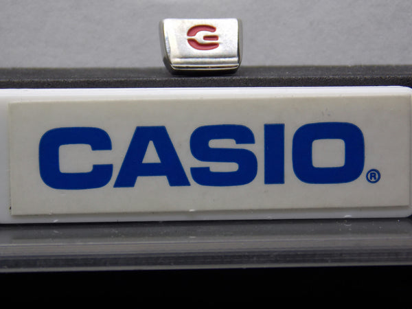 Casio Watch Parts G-2900 Light Button Polished Siver Tone w/Red G
