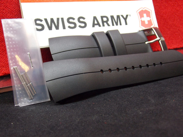 Swiss Army watchband ST3000 Black Rubber .For StarTech 3000 Digi/Ani Watch