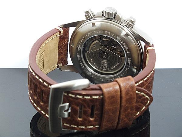 Luminox Watchband 1860/1869 Brown Buffalo Leather w/White Stitching 26mm