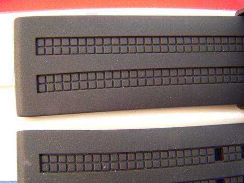 Luminox WatchBand 8050 8150 8250 850 Navy Seals 22mm Blk Rub w/Steel Logo Bkl