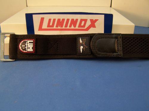Luminox WatchBand Red Logo NylonGrip 27mm Overall Width.Fits Most Mns 22mm Watch
