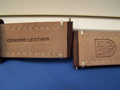 Luminox WatchBand 1800 Field Brown 23mm Leather Watchband-. Steel Buckle
