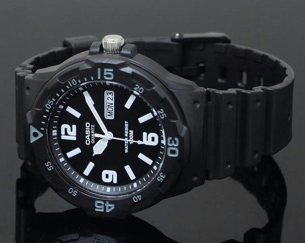 Casio watchband MRW-200 H Black Rubber . Watchband
