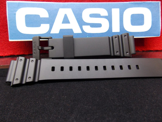 Casio Watchband MRW-200 H Black Rubber Strap. Watchband