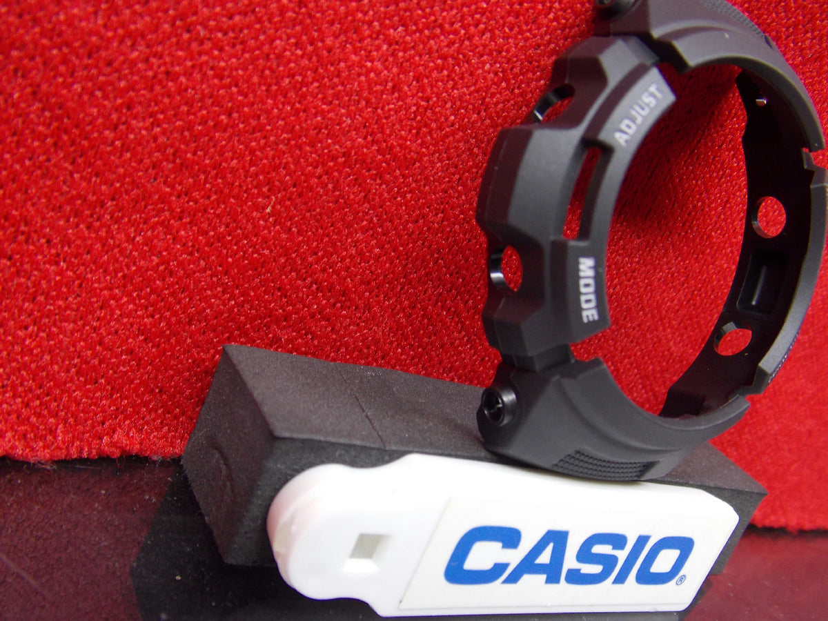Lunette (Bezel) De Rechange En Résine Noire Pour Casio AW-590 Et AW-591 - Neuf Sous Blister