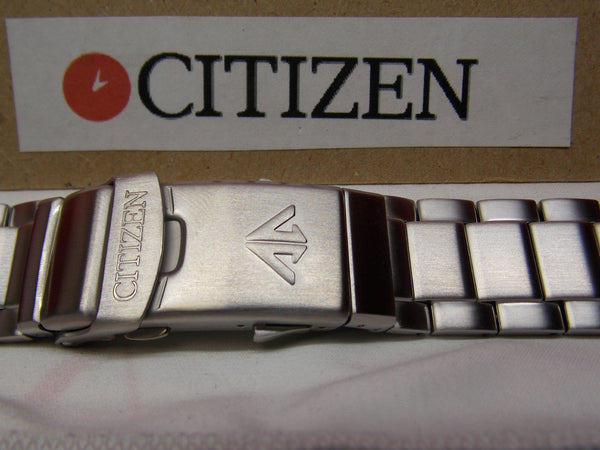Citizen watchband BN0100 -51E Bracelet 23mm Curved End W/ Quick Length Extend