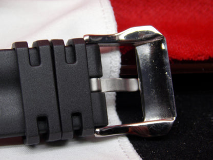 Citizen Watchband BN5048-01E Black Resin Strap. Compass Altimeter Watchband