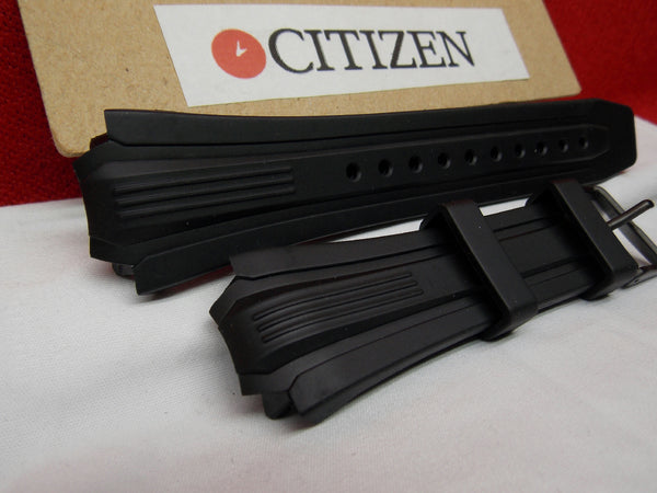 Citizen watchband BN0095 -08E Black Rubber  Eco Drive WR-200 Watchband