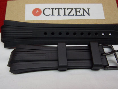 Citizen Watchband BN0095 -08E Black Rubber Strap Eco Drive WR-200 Watchband