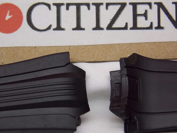 Citizen watchband BN0095 -08E Black Rubber  Eco Drive WR-200 Watchband