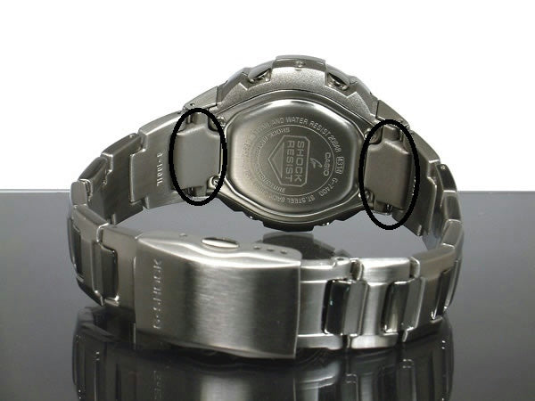 Casio Watch Parts G700D-1AV Lugs Pair.End pieces bracelets attach to.ALSO FITS..