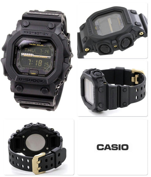 Casio Watch Parts GX-56 GB-1 Bezel ALL BLACK & GXW-56 GB-1.Shell w/PushPads