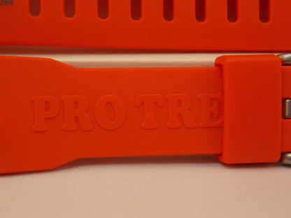 Casio Watchband PRW-3000 -4 Orange Triple Sensor Pro Trek Strap