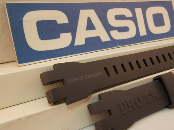 Casio Watch Band PRW-3000 -1 Dark Gray Triple Sensor Pro Trek Strap. Watchband