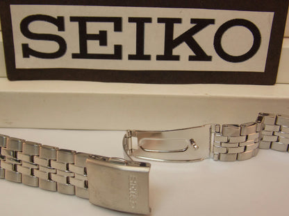 Seiko WatchBand SNE031,SNE032,SNE034 Bracelet 18mm Steel Silver Tone. Watchband
