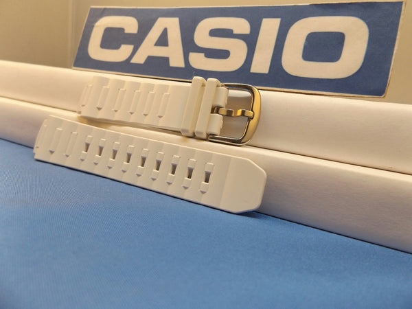 Casio watchband BGA-150 -7 White Baby-G . Also Fits BGA-151, BGA-152