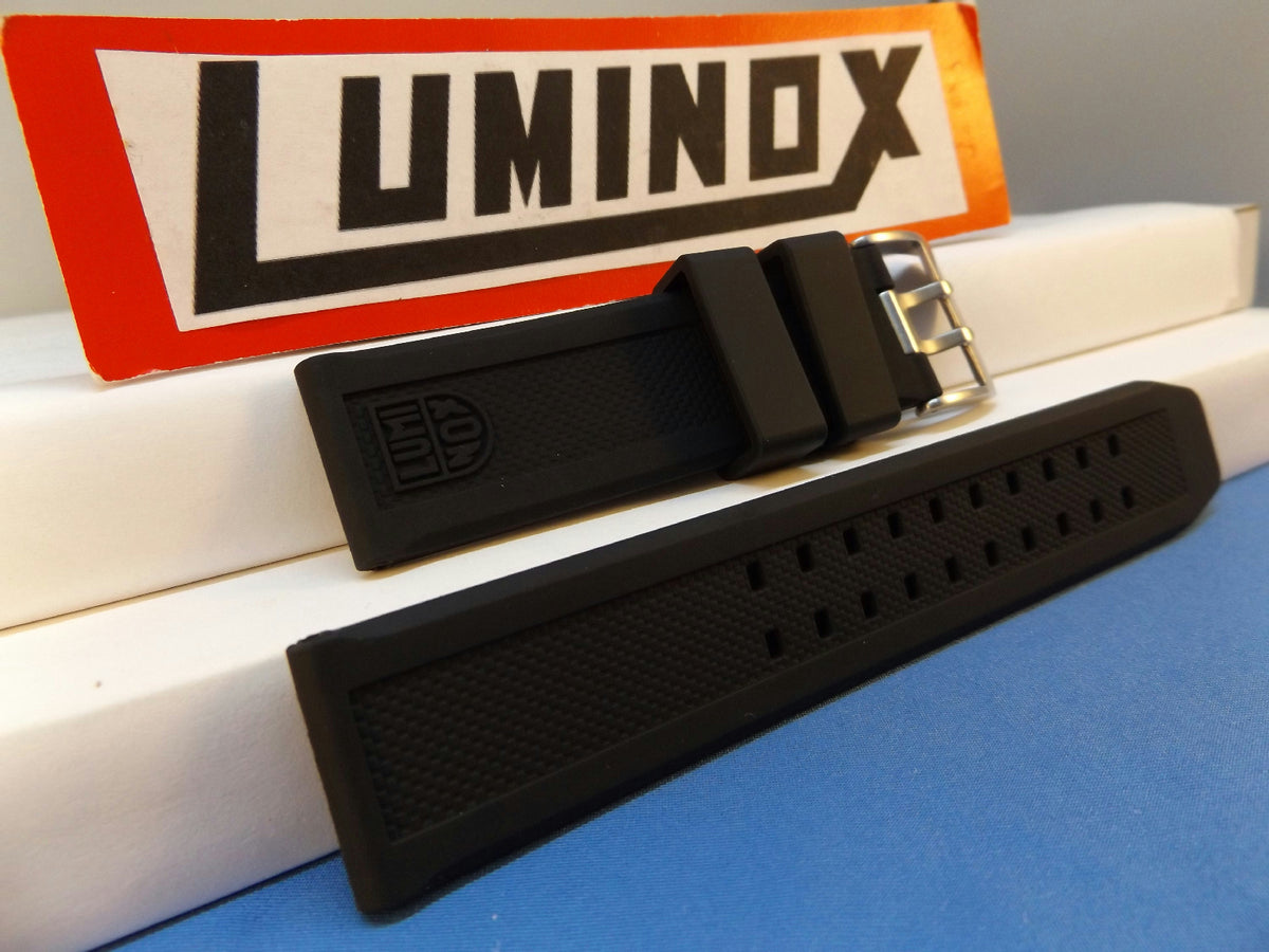 Luminox Watchband 3050 Black Rubber Series . 23mm With Attaching Pins
