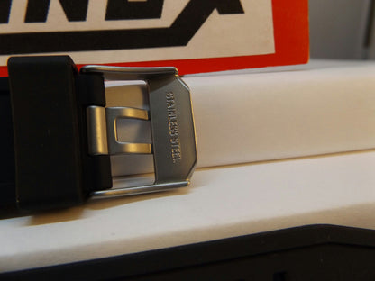Luminox Watchband 3050 Black Rubber Series . 23mm With Attaching Pins