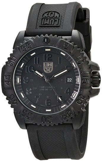 Luminox Watchband 3050 Black Rubber Series . 23mm With Attaching Pins
