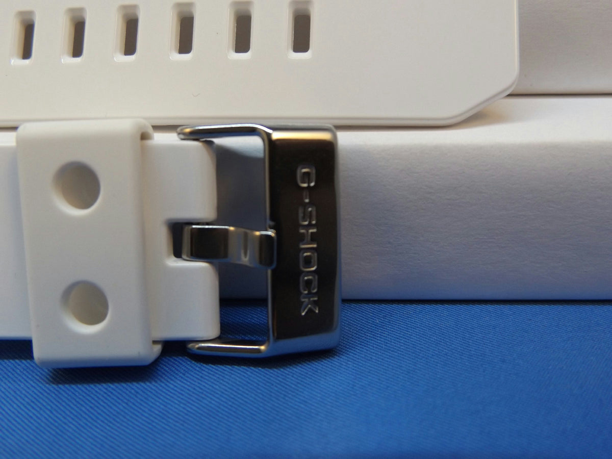 Casio watchband GD-X6900 FB-7V White G-Shock. Shiny Watchband.