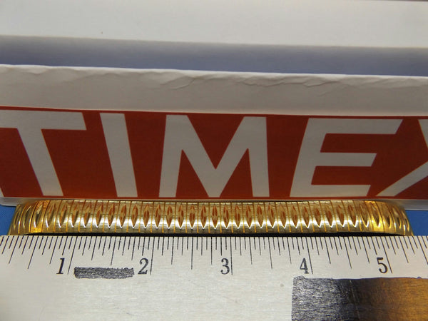 Timex watchband 12mm (A) Expansion/Stretch Bracelet Gold Tone Ladies Watchband
