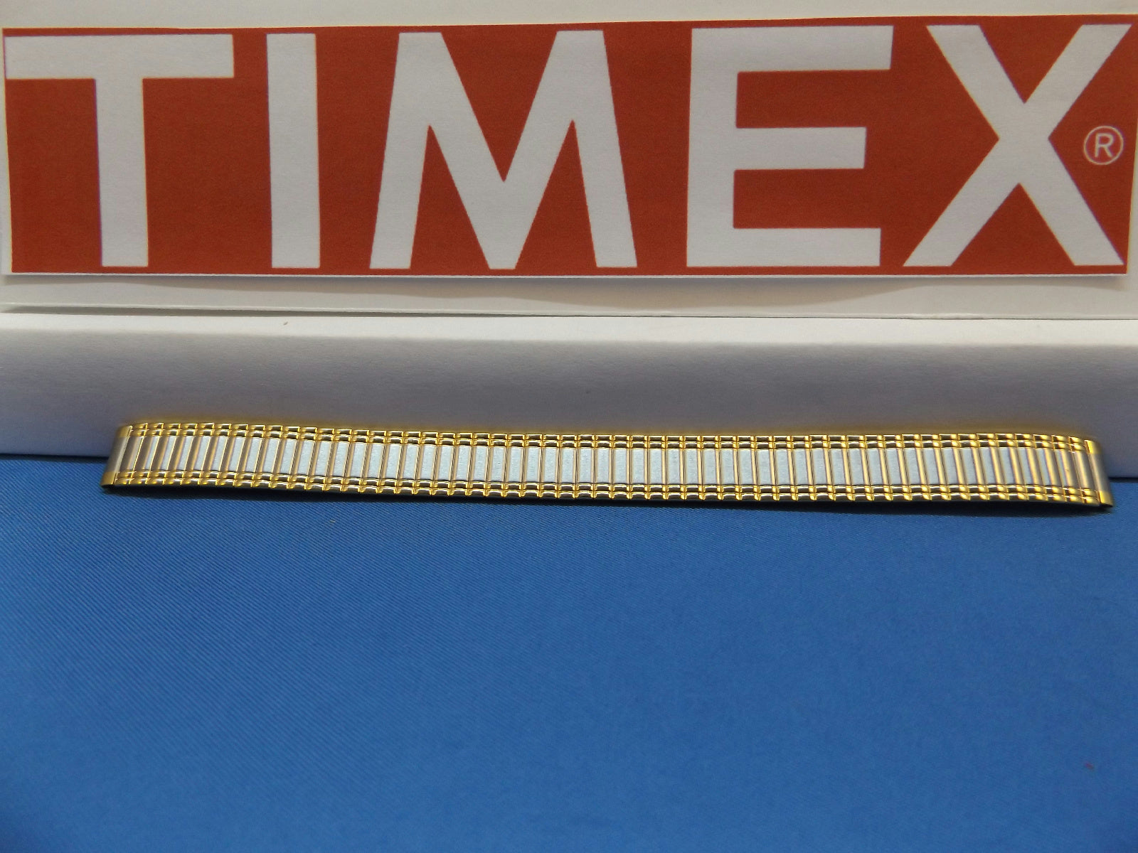 Timex watchband 10mm Two Tone Expansion/Stretch Bracelet Gld/Sil Lds Watchband