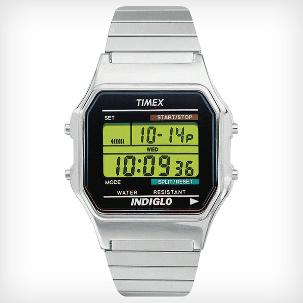 Timex watchband 18mm Silver Tn Expansion/Stretch Steel Bracelet Mens Watchband