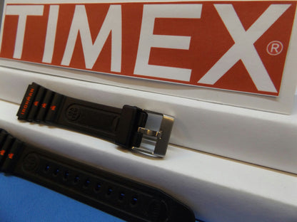 Timex watchband 19mm Ironman Black:Red Graphics . Original Watchband